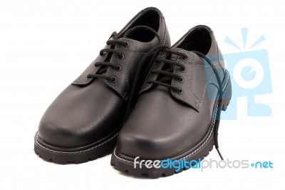 Black Shoes Stock Photo