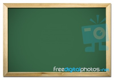 Blackboard Isolated On White Background Stock Image