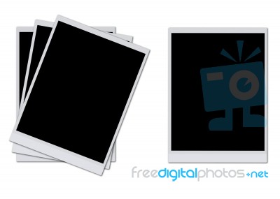 Blank Photo Frames Stock Image