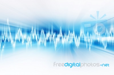 Blue Abstract Background Design Stock Image