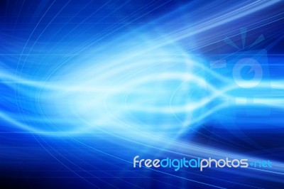 Blue Abstract Futuristic Background Stock Image