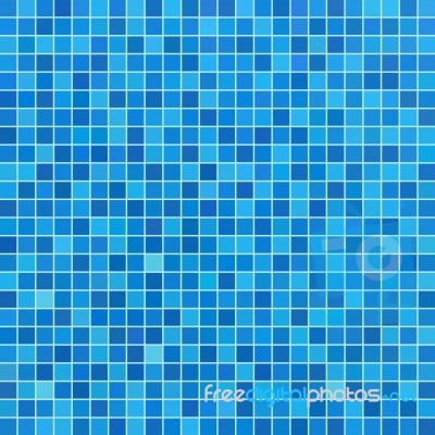 Blue Ceramic Tile Stock Image