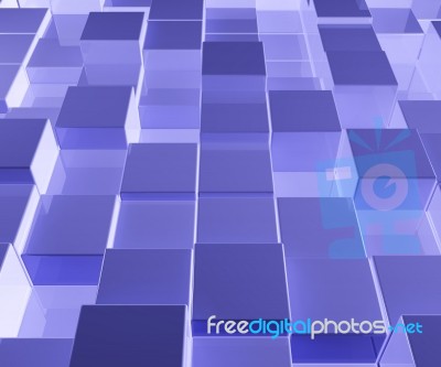 Blue Glass Background Stock Image
