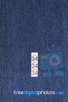 Blue Jeans Texture  Stock Photo