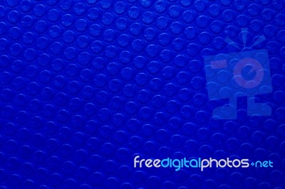 Blue Leather Surface Stock Photo