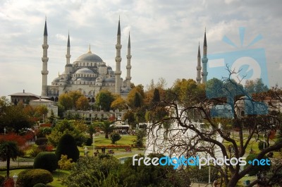 Blue Mosque Stock Photo