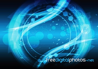 Blue Motion Background Design Stock Image