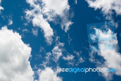 Blue Sky Background Stock Photo