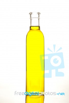 Bottle Of Olive Oil Stock Photo