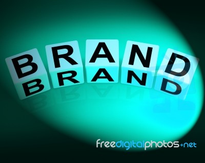 Brand Dice Refer To Labels Trademarks And Brands Stock Image