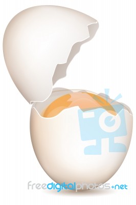Breaking Egg Stock Image