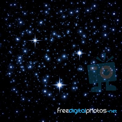 Bright Star Background Stock Image
