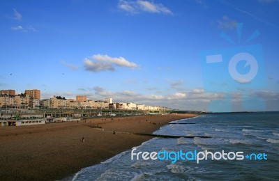 Brighton Beach Stock Photo