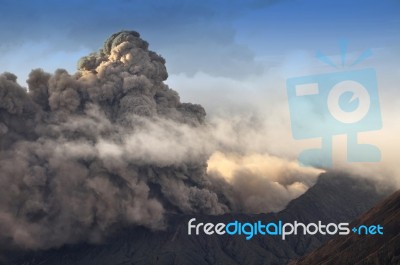 Bromo Volcano Stock Photo