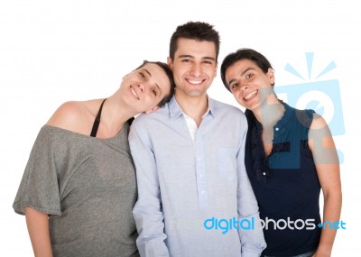 Brother And Sisters Stock Photo