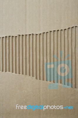 Brown Corrugated Cardboard  Stock Photo