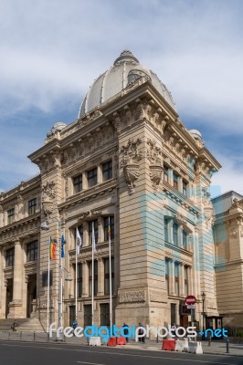 Bucharest Romania September 21 Headquarters Of Cec Bank In B