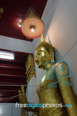 Buddha Statue In Wat Thammamun Worawihan Stock Photo