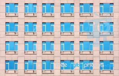 Building Mirror Pattern  Stock Photo