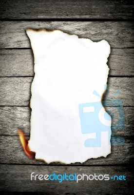 Burning Paper  Stock Photo
