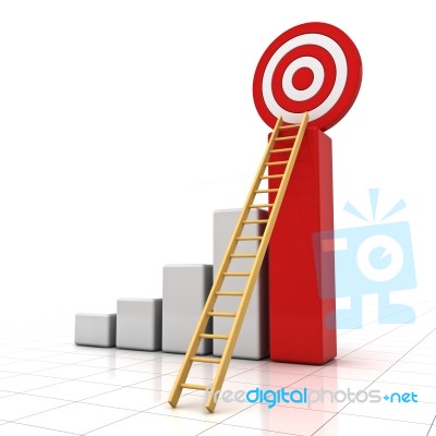 Business Goal Target Concept Stock Image