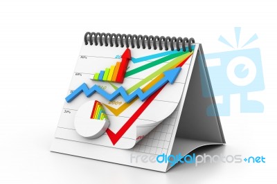 Business Graph Stock Image