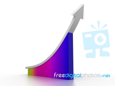 Business Graph Stock Image