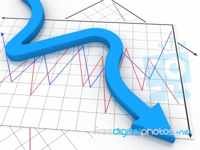 Business Growing Arrow Stock Image