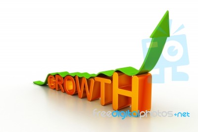 Business Growth Graph Stock Image