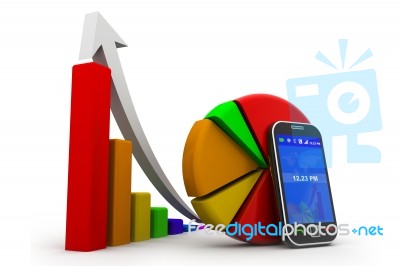 Business Growth Graph Stock Image