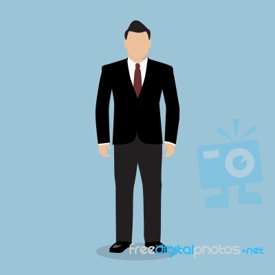 Business Man In Suit Stock Image