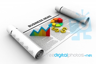 Business News Stock Image