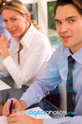 Business People Meeting Stock Photo