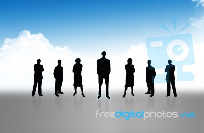 Business People Standing Stock Image