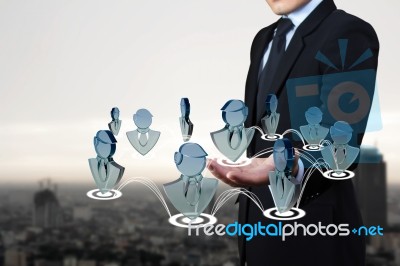 Business Social Stock Photo