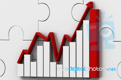 Business Success Graph Stock Image