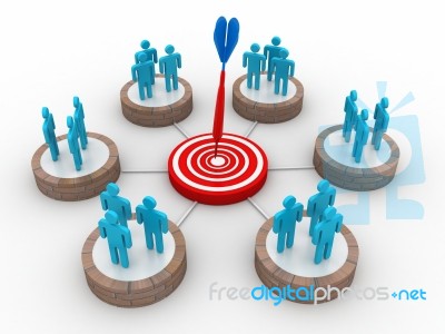 Business Target Stock Image