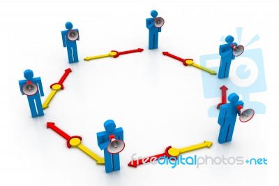 Business Team Communication Stock Image