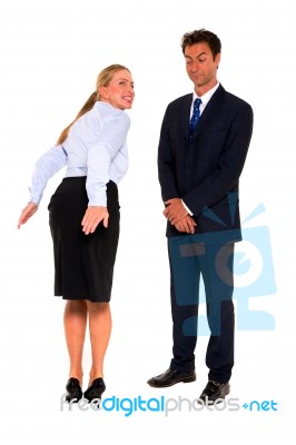Businessman And Businesswoman Stock Photo Royalty Free Image Id Royalty Free Image Id