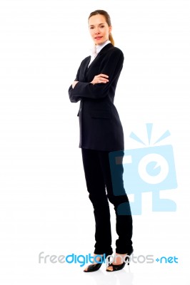 Businesswoman Standing Stock Photo