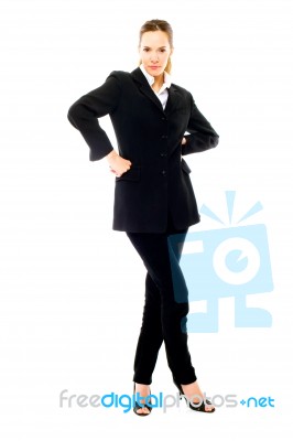 Businesswoman Standing Stock Photo