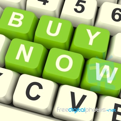 Buy Now Computer Keys Stock Image
