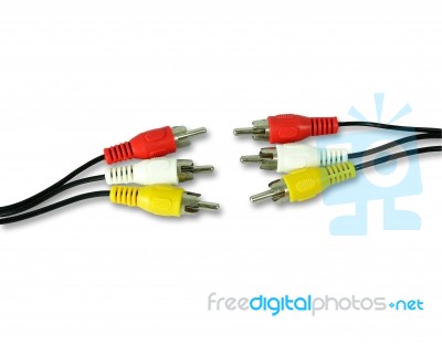 Cable Av Stock Photo