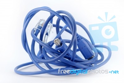 Cable Ethernet Stock Photo