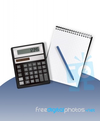 Calculator Stock Image