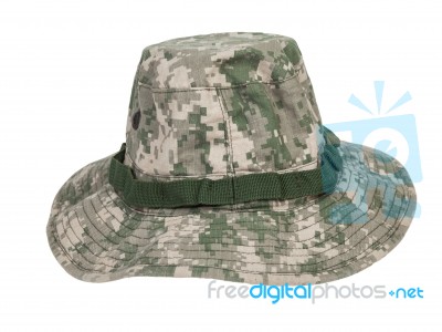 Camouflage Hat Stock Photo