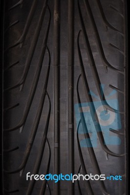Car Tire Stock Photo