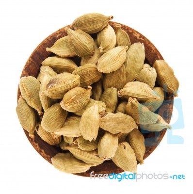 Cardamom Pods Stock Photo