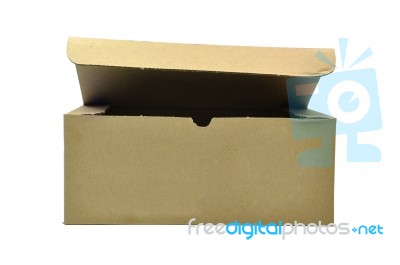 Cardboard Box Stock Photo