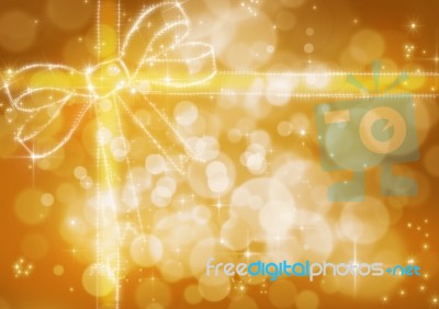 Celebrate With A Gift Stock Image